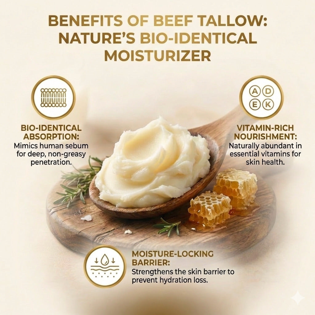 GHK-Cu Tallow Honey Balm™ – Men’s Skin Recovery Formula