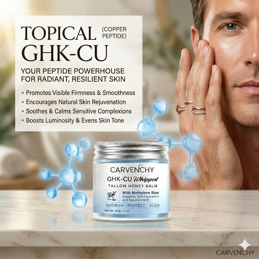 GHK-Cu Tallow Honey Balm™ – Men’s Skin Recovery Formula